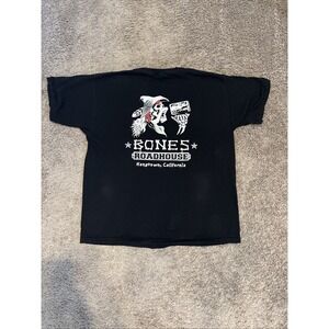 Beer Black‎ Skull Skeleton Drinking Short Sleeve T Shirt Men's Size XL Bones